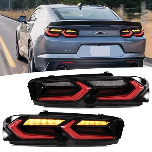 VLAND LED Rückleuchten für 2019-2024 Chevrolet Camaro Smoke Red Lens Paar - Bild 4 von 8