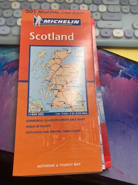 Scotland: No.501 (Michelin Regional Maps) by Pneu Michelin Sheet map,