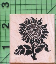 Sunflower Wood Mounted rubber stamp by A Stamp in the Hand