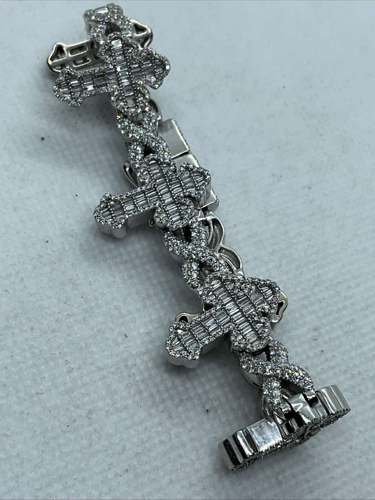 PRIME IMPRESSIVE Solid 10K White Gold Diamonds CR… - image 23