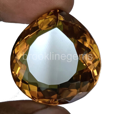 Natural 50.00 Ct Pear Cut Color Change EGL Alexandrite Loose Gemstone 6DJB