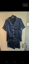 Size M Silky Navy Pajamas
