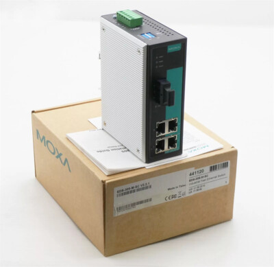 EDS-305-M-SC V2.2 MOXA 5-port Unmanaged Industrial Ethernet Switch