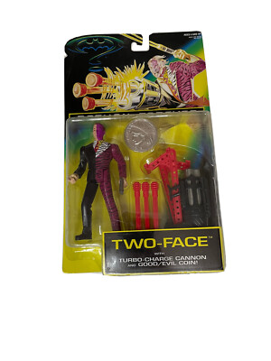Vtg New Batman Forever Two Face Action Figure Kenner 1995 Tonka DC Comics