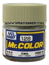 GSI Creos Mr.Color Model Paint: Gray Green (C-128)