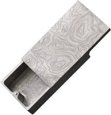 Maratac Titanium Pocket Strong Box Spring-Loaded Plunger Topographical Engraving