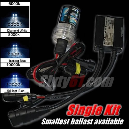 Harley Davidson Fat Boy HID Xenon Headlights Conversion Kit H4 High/Low bulb