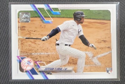 2021 Topps ESTEVAN FLORIAL Rookie Card  #207/300 Yankees RC Advance Stat Card