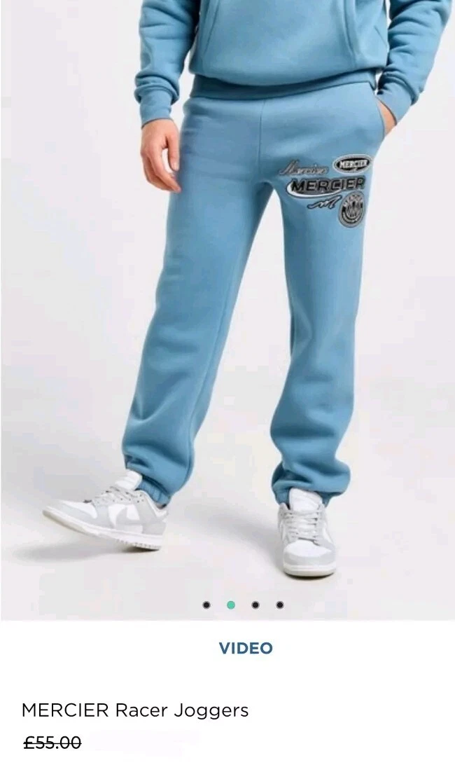 Mercier Fleece Track Pants Joggers Men's Size: Medium