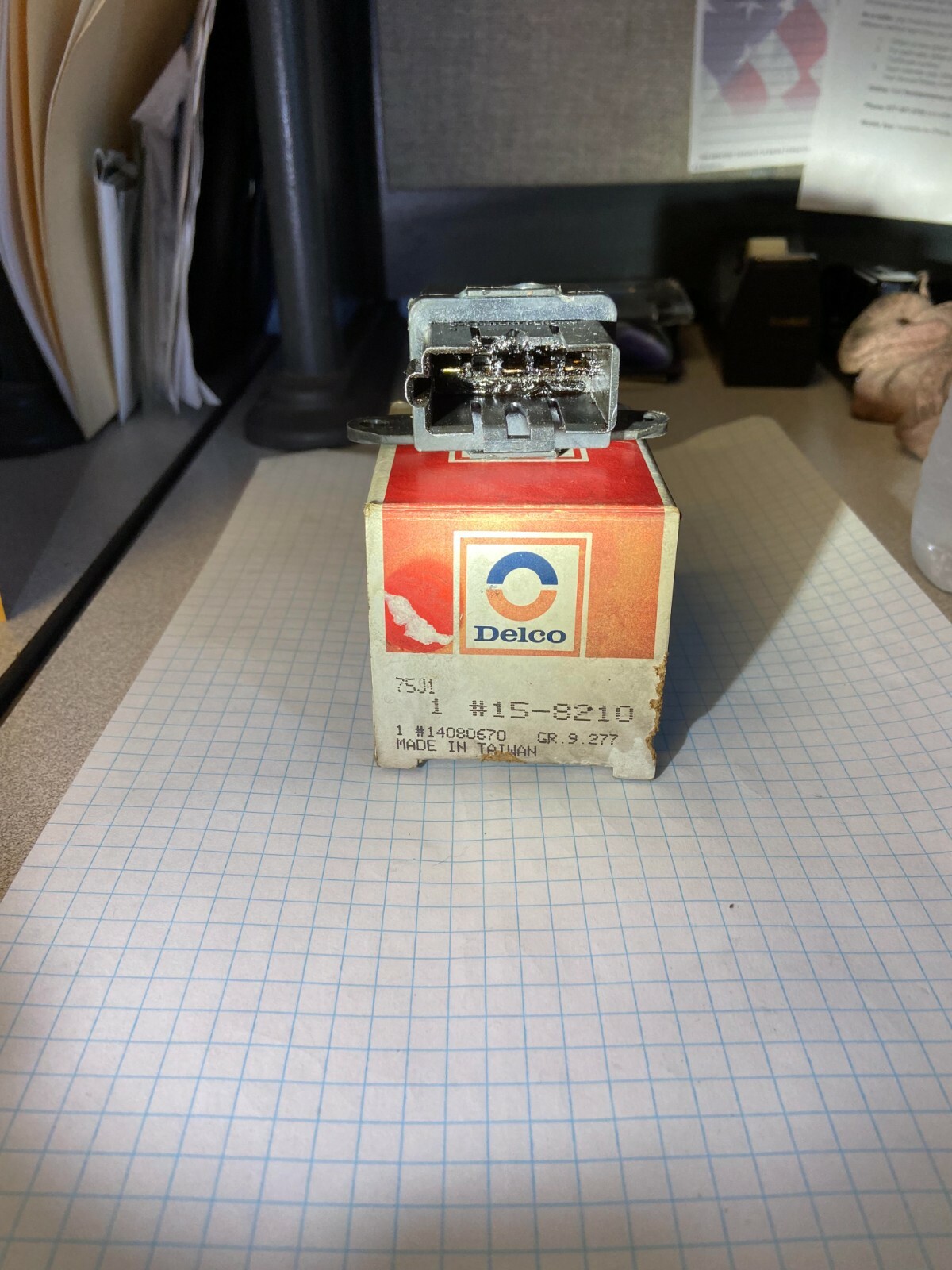 ACDelco 15-8210 A/C Clutch & Compressor Relay for Optimal Cooling Performance-image