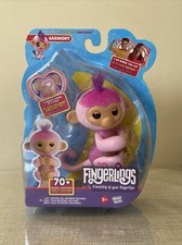 Fingerlings Interactive Baby Monkey Harmony Pink Purple