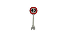Lego® CITY panneau de signalisation vitesse maximale à 40