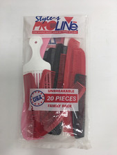 Vintage Stylers Proline Unbreakable 20 Pieces Comb Family Pack - MISSING 1 COMB