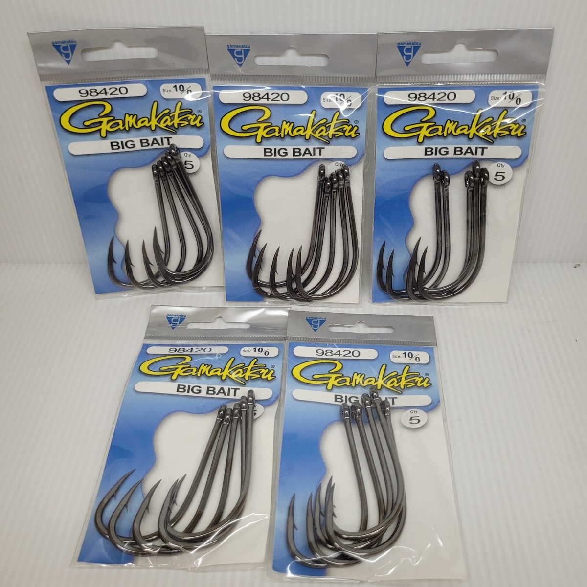buy fishing hook online 5pk Gamakatsu Big Bait Fishing Hook Size 6/0