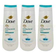 Dove Body Wash Antibacterial Care Cleansing Body Wash 20oz Lot of 3