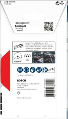 Bosch PRO ACZ 85 RT3 Blatt für 2608669120 Oszilliererzubehör PRO