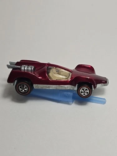 1969 Hotwheels Mantis Maroon Mattel Redline