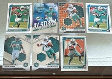 Panini Jaylen Waddle 7-Card Rookie Lot Mosaic/Donruss/Absolute