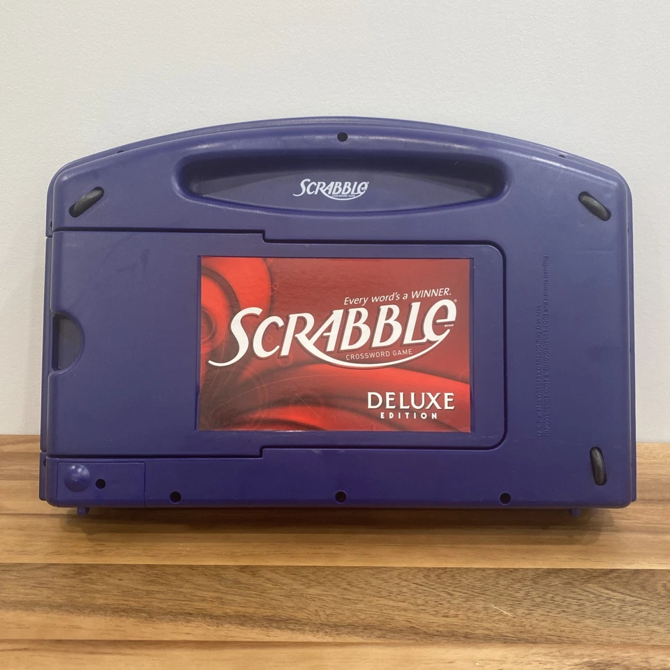 TABLERO GIRATORIO EDICIÓN DE LUJO SCRABBLE TAMAÑO COMPLETO Y ESTUCHE DE VIAJE PLEGABLE GIRATORIO Foto 2 de 4