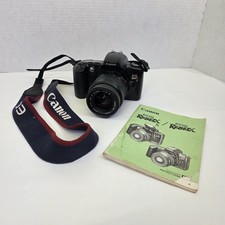 Canon EOS Rebel XS 35mm SLR Film Camera w/Canon 35-80mm Zoom Lens w/ Strap