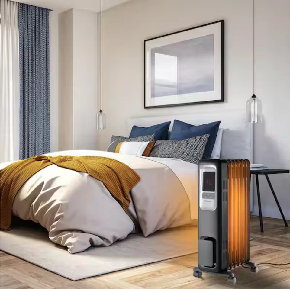 Calentador radiador de aceite digital portátil Pelonis HO-0280 - negro defecto cosmético*** Foto 4 de 4