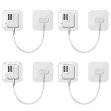 Refrigerator Lock 4 Pack - Heavy Duty Combination Lock for Child Safety