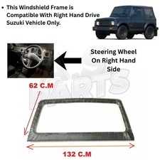 Rhd Windshield Front Frame Window Panel For Suzuki Samurai Sierra Sj413 Fits Rhd Windshield Front Frame Window Panel For Suzuki Samurai Sierra Sj413 Fits