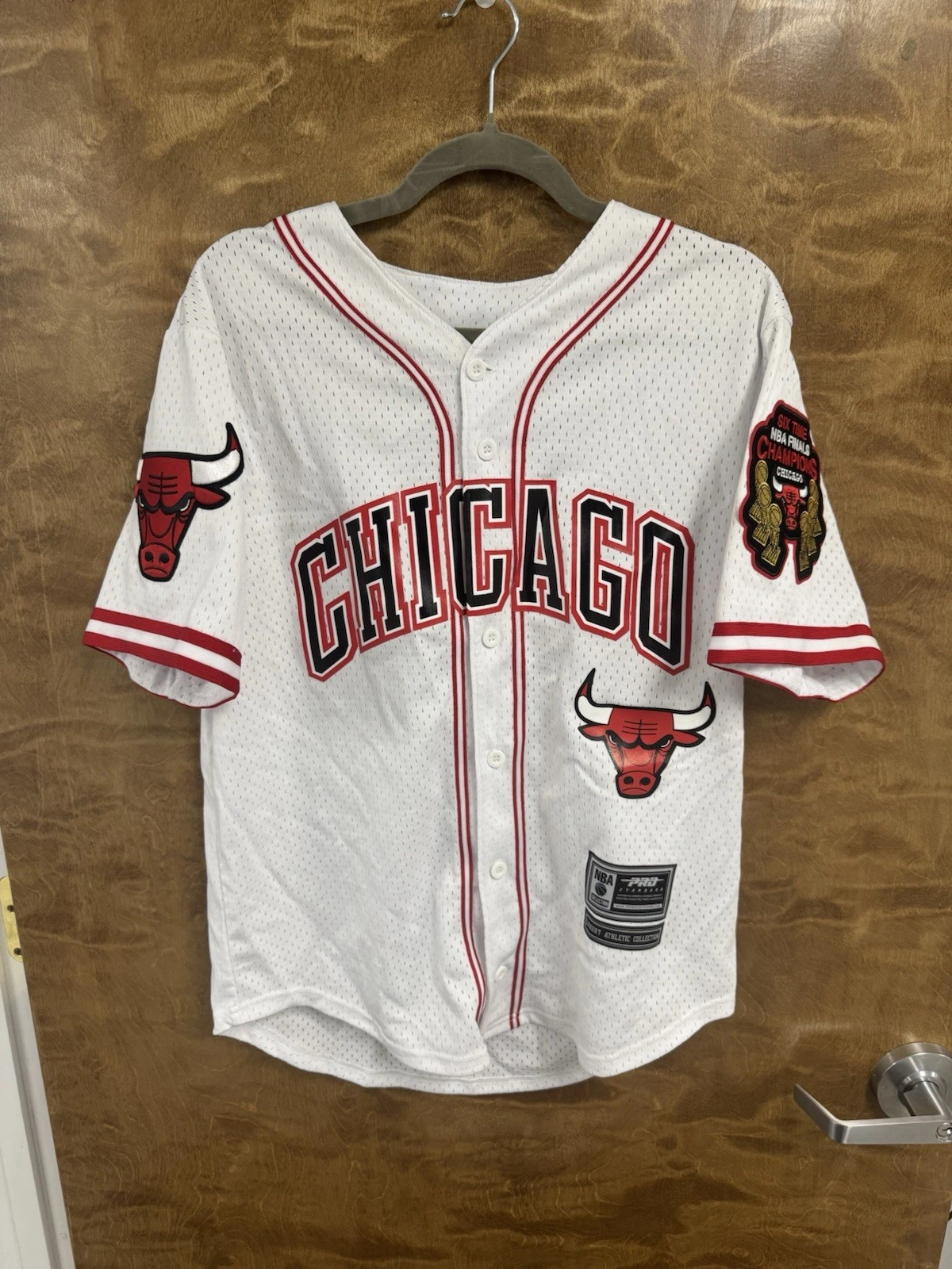*NEW* Men Pro Standard NBA CHICAGO BULLS Mesh Up Jersey White Mens Small