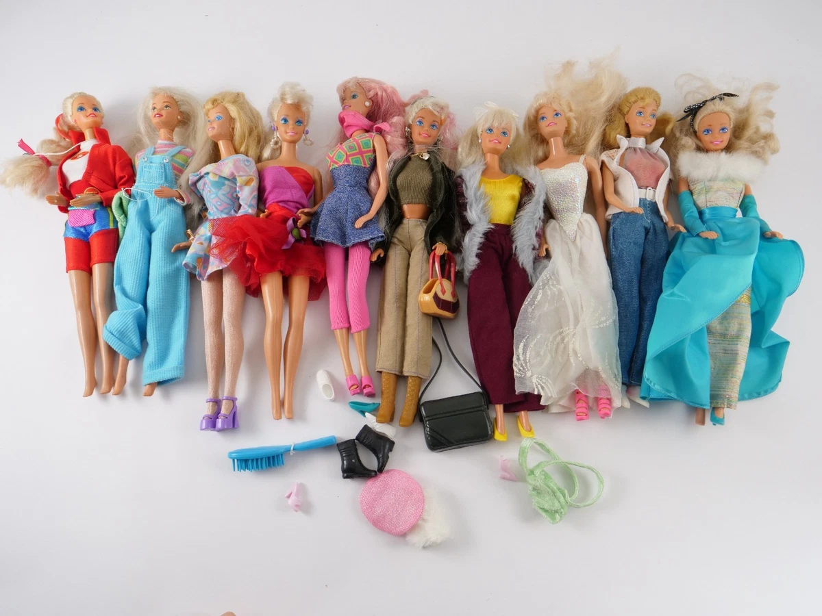 Gros Lot D'accessoires Vintage Pour Poupée Barbie - Voir Photos Pour Le Détail - Occasion