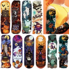 Kids Halloween Full Arm Temporary Tattoos - 11 Sheets Halloween-themed colors