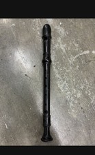 Black Soprano Recorder Plastic Musical Instrument for Beginners and Students