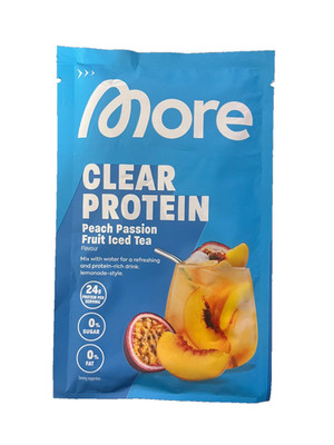 More Clear Whey Protein - Peach Passion Fruit Iced Tea - 600 g (20 x 30g Proben)