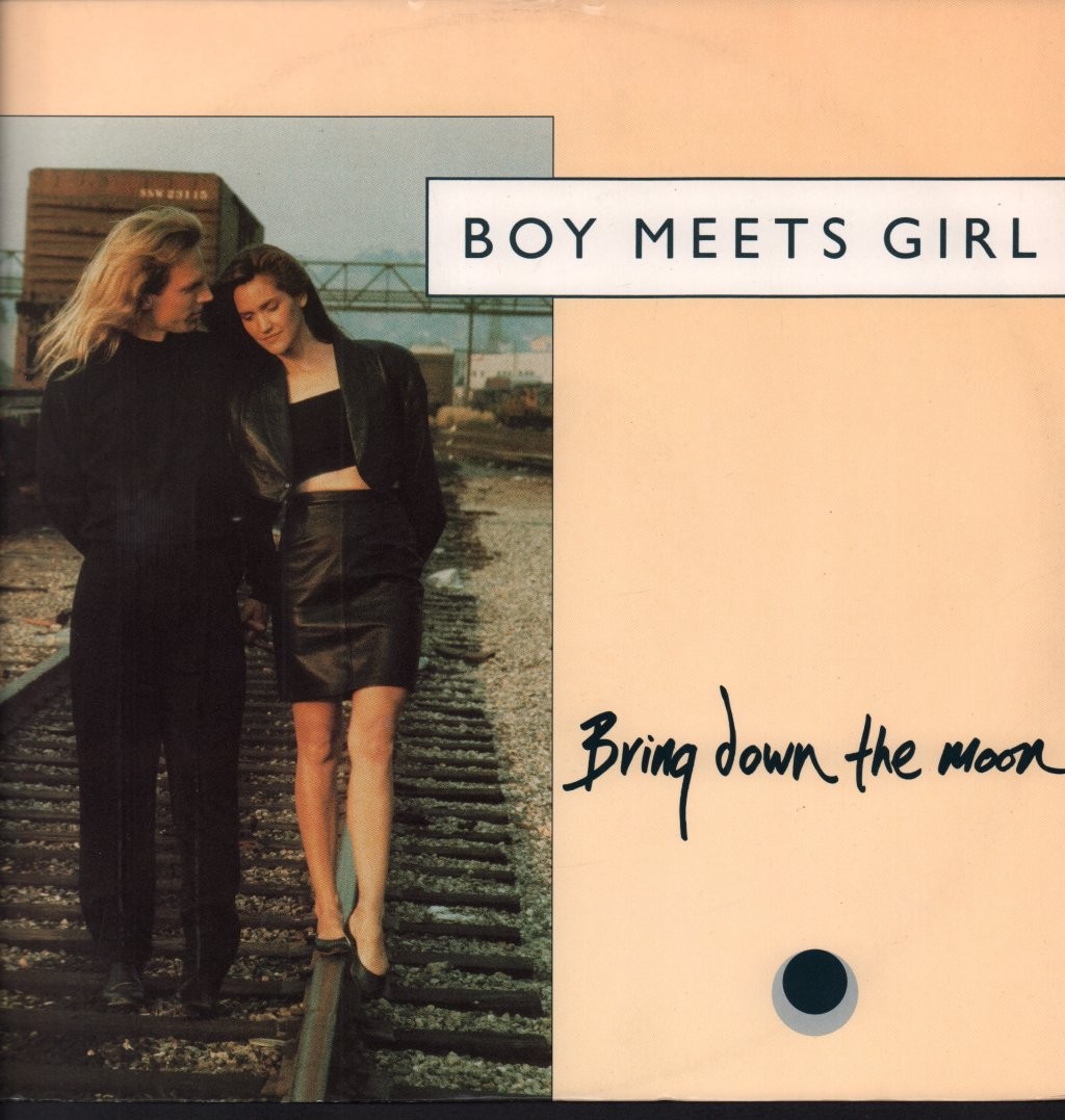 Boy Meets Girl (Pop) Bring Down the Moon 12"" vinyl UK Rca 1989 with pic sleeve