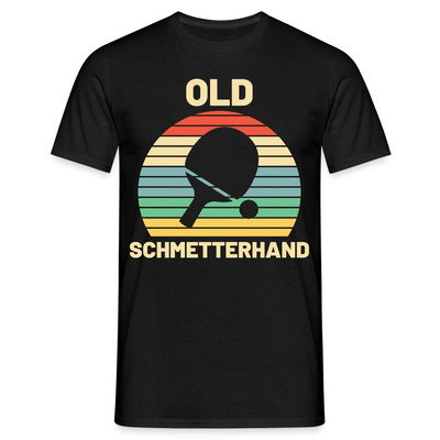 Old Schmetterhand Tischtennis Geschenk Männer T-Shirt
