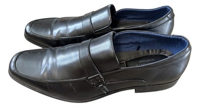 Perry Ellis Portfolio Ultra Foam Loafer Shoes Black Mens Size 11.5 Medium