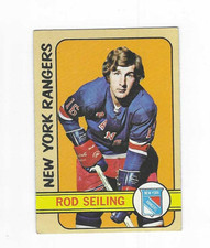 1972-73 TOPPS  ROD SEILING #149 NEW YORK RANGERS