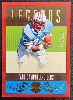 Earl Campbell 2023 Panini Legacy Football Legends Red #114 Oilers /299 - Bild 1 von 4
