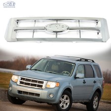 Front Upper Grille Plastic Chrome For Ford Escape 2008-11 12 Replace 8l8z8200ca Front Upper Grille Plastic Chrome For Ford Escape 2008-11 12 Replace 8l8z8200ca