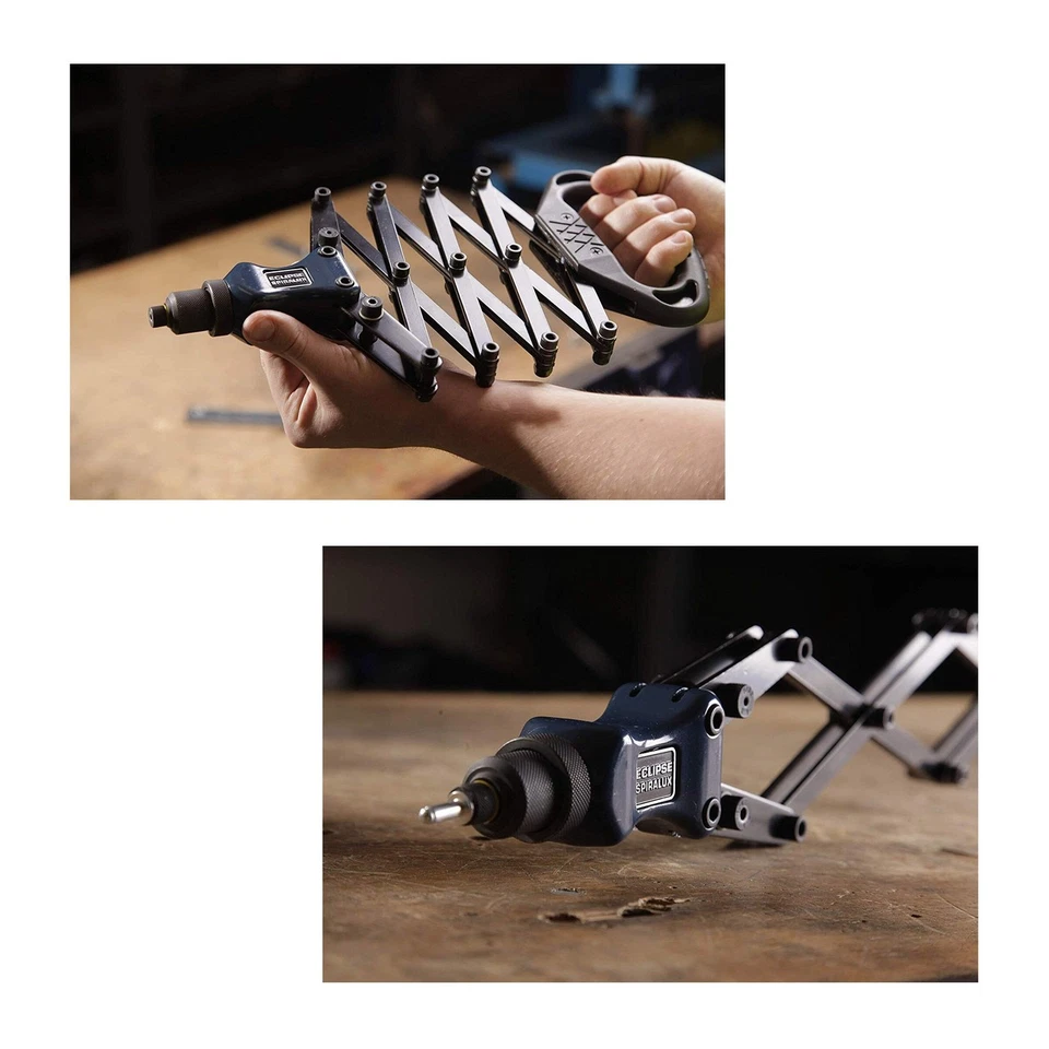 Eclipse Spiralux Kompakt Schwerlast Faule Zange Nietmaschine 2.4 Zu 6.4mm 2750C - Bild 4 von 4