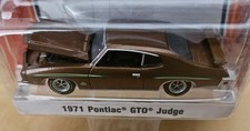 Greenlight GL Muscle 1:64 1971 Pontiac GTO Judge vehicle brown