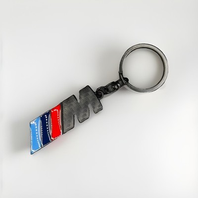 BMW M Style Carbon Schlüsselanhänger   Sport Design - mit M Farben