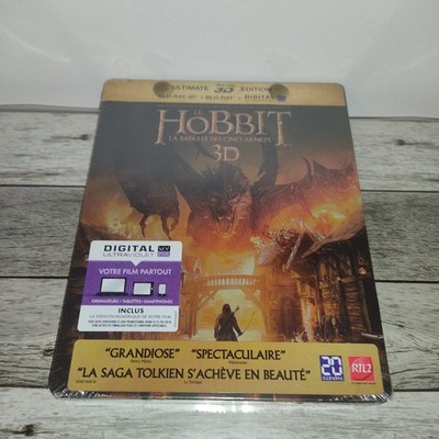 Der Hobbit: Die Schlacht der fünf Heere STEELBOOK [3D + Blu-Ray] - NEU