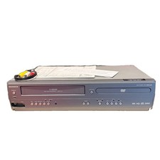 Magnavox A DVD VCR Combo Player Recorder 4-Head  tested  No Remote MWD 2206