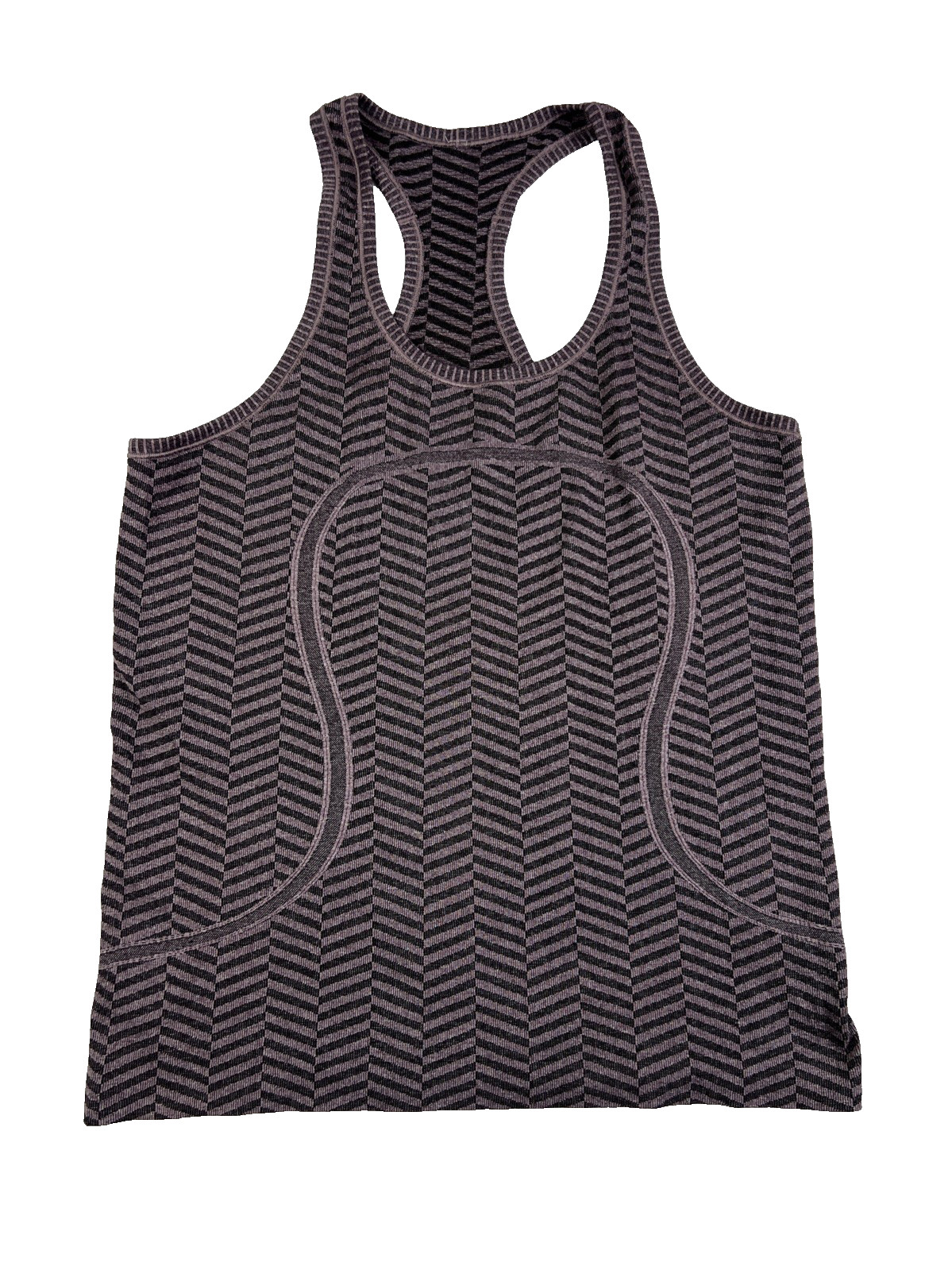 Lululemon Women's Swiftly Tech Racerback Tank Top Pink Black Yoga Gym Sz 10
