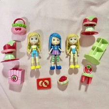 Strawberry Shortcake Toy Doll Lot With Accessories Furniture