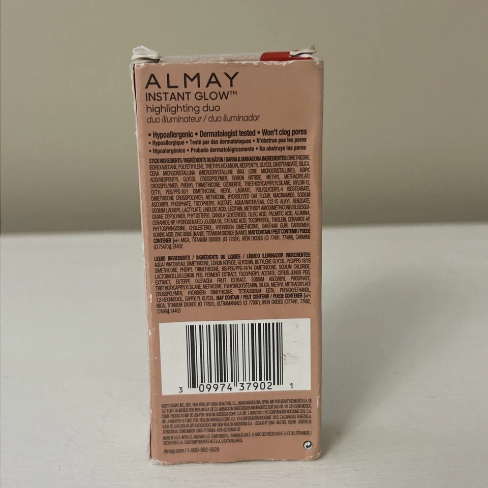 Almay Instant Glow Highlighting Duo Nude Glow 0.1 fl. oz. highlighter makeup - Image 2 of 3