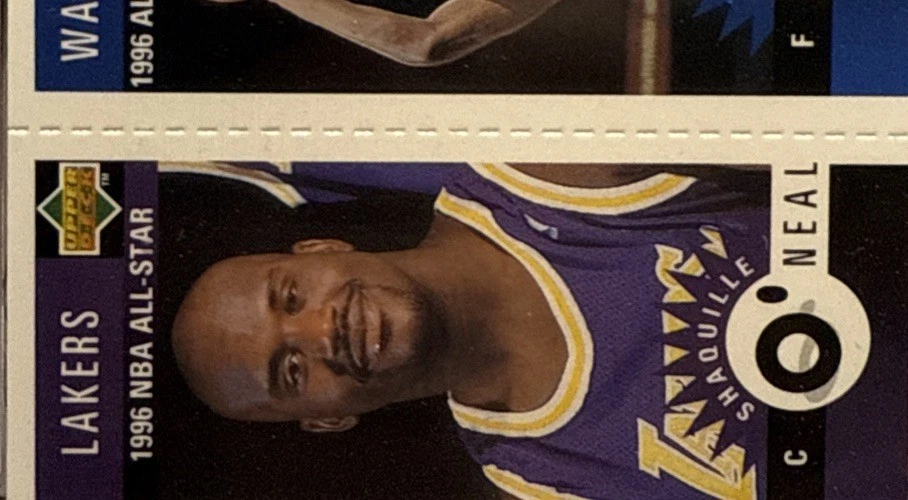 1996-97 Upper Deck Collector's - Mini - Allen Iverson 🔥Shaquille O’neal 🔥Novato Foto 4 de 4