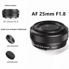 SGimage AF 25mm F1.8 APS-C Auto Focus Prime Lens Fujifilm Fuji X-Mount Cameras