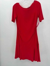Vince Camuto Red Size 6 Knee Length Short Sleeve Dress