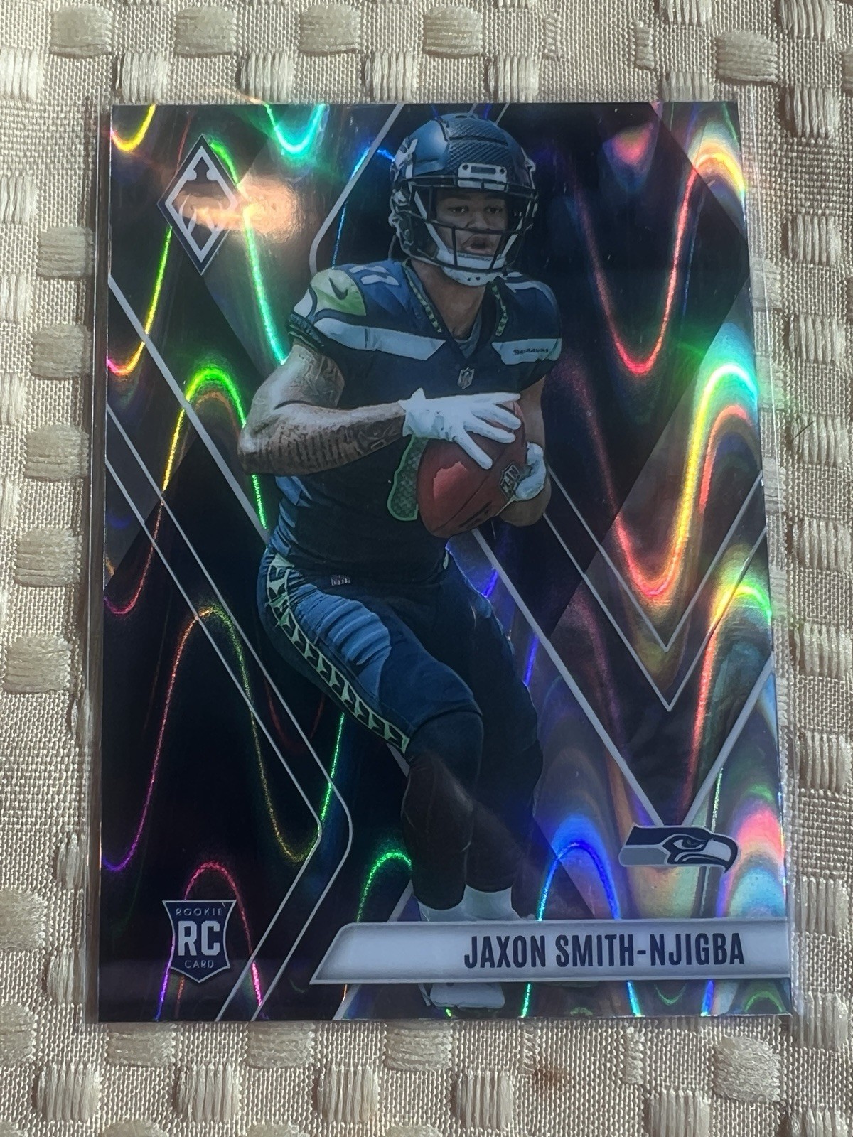 2023 Jaxon Smith-Njigba #106 Phoenix Rookies Tectonic Prizm Silver (RC)